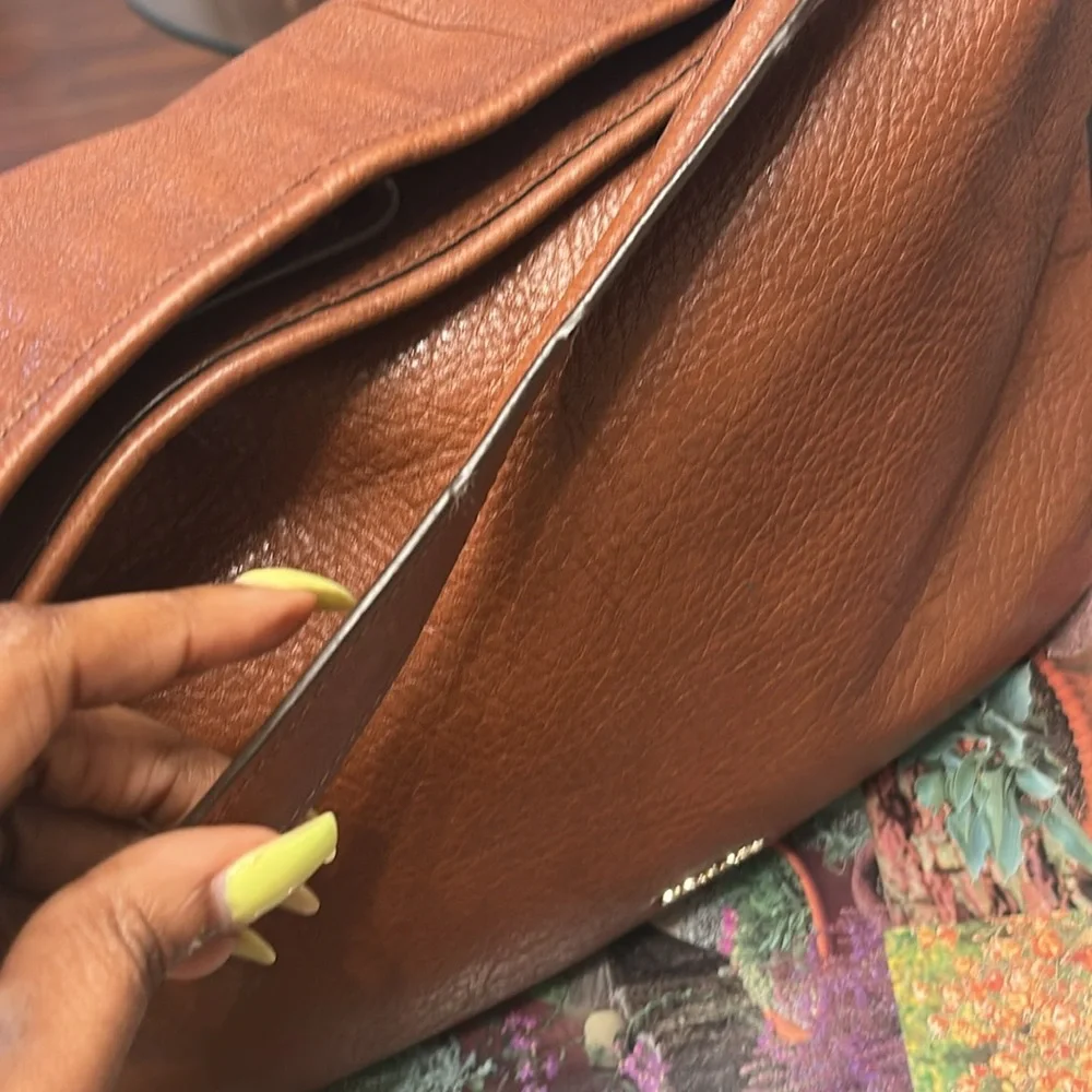 Authentic Coach pebble brown LEATHER BAG With clean inside. - Picture 9 of 11